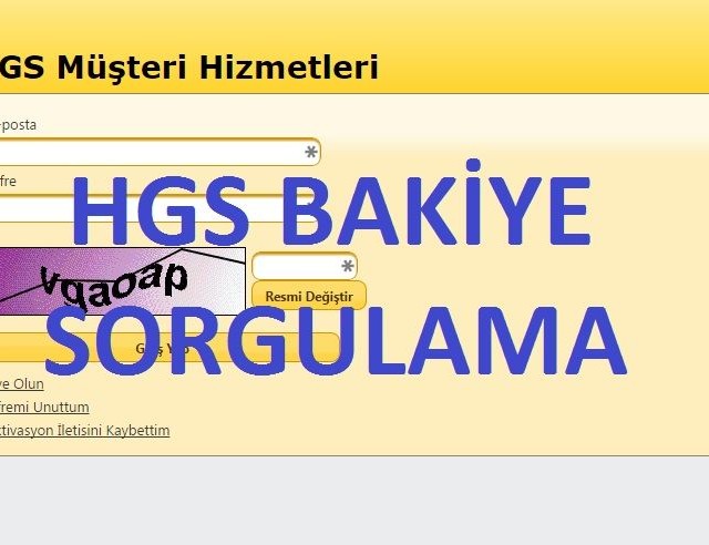 HGS bakiye sorgulama HGS bakiye sorgulama