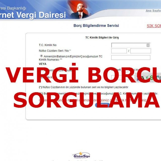 Vergi borcu sorgulama Vergi borcu sorgulama